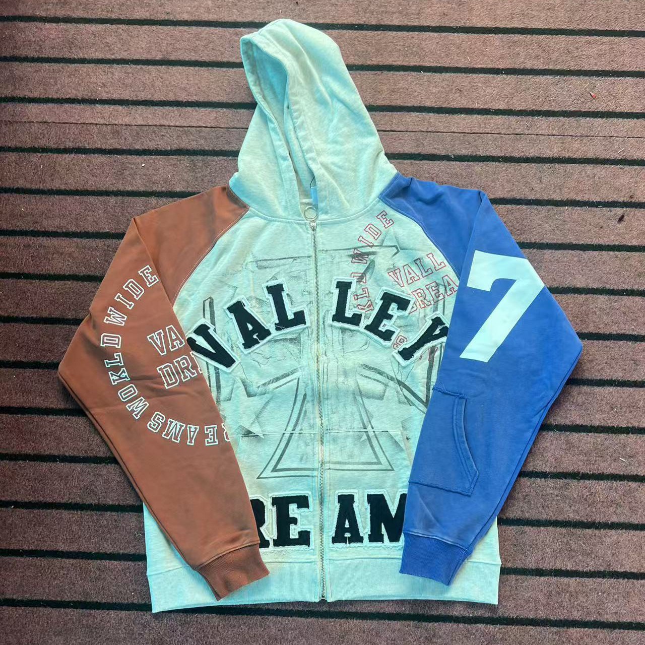 Valley Streetwear Brand - V Valley American Trendy Brand Patchwork