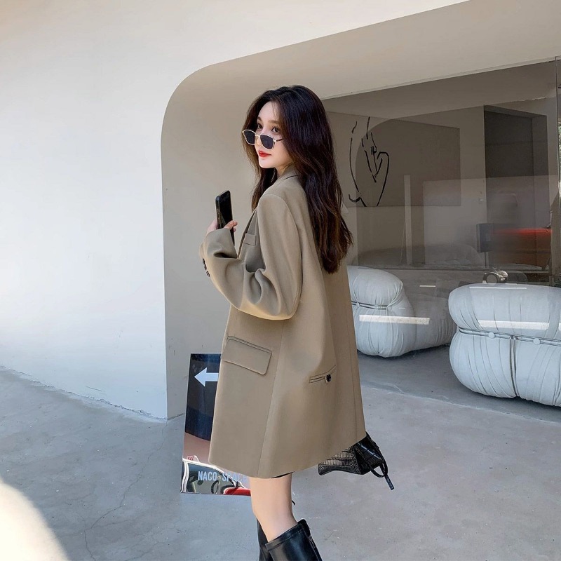 Brand Black Blazer Women Jacke - Streetwear Clothing Brands ulasan dan harga
