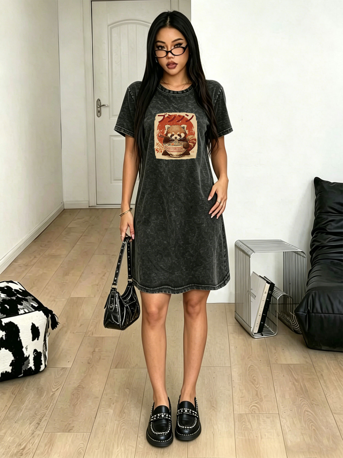 Vintage washed retro T-shirt d - Japanese Brand Streetwear Vintage ulasan dan harga
