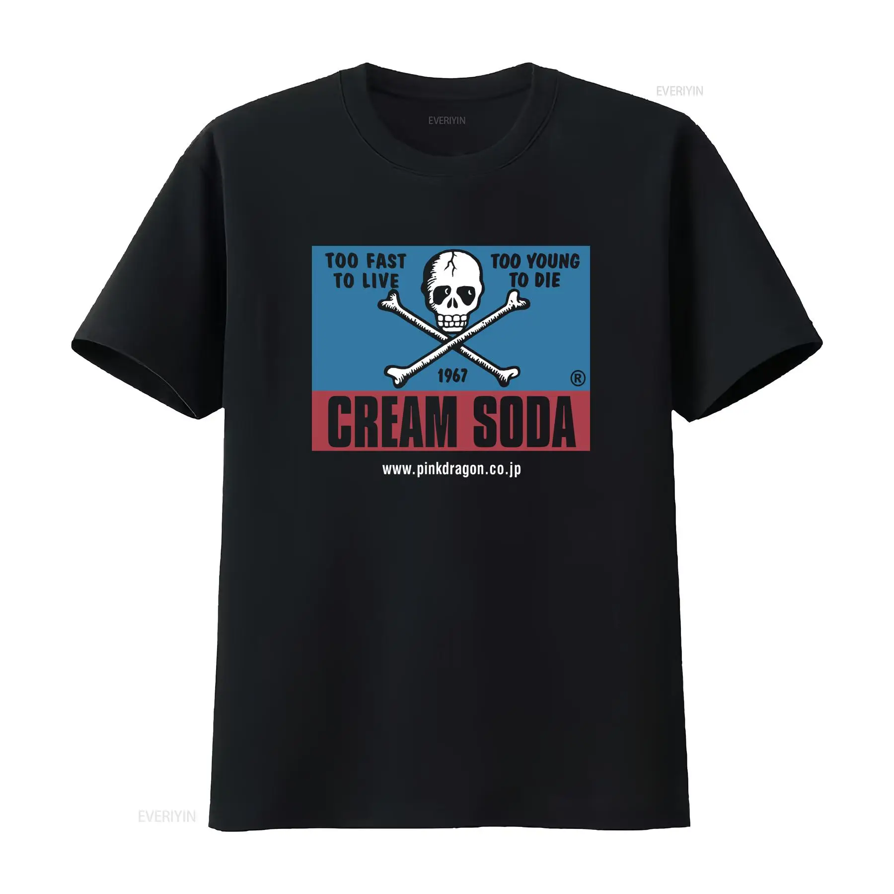 Vintage Cream Soda Skull Japan - Japanese Brand Streetwear Vintage ulasan dan harga