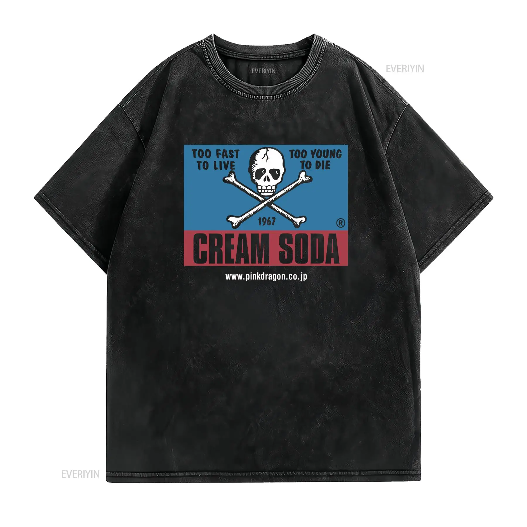 Vintage Cream Soda Skull Japan - Japanese Brand Streetwear Vintage ulasan dan harga