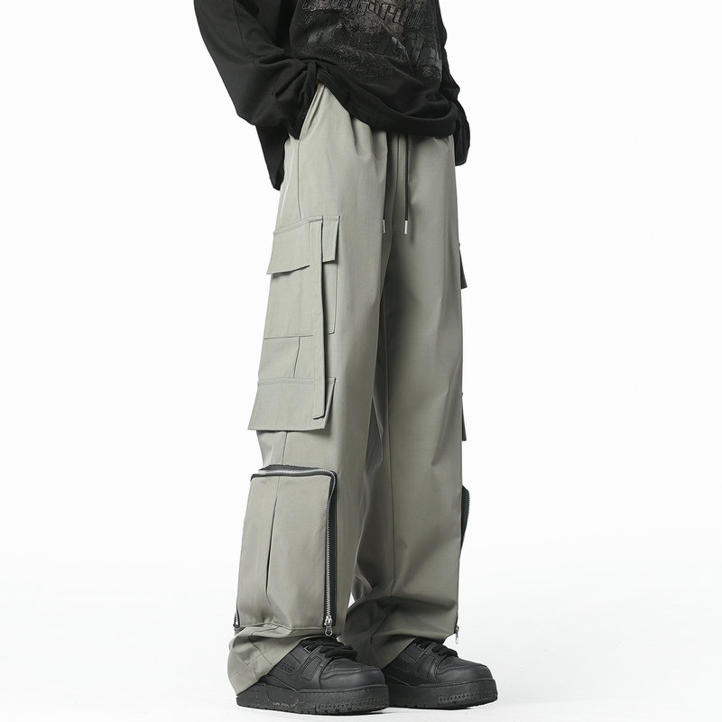 Fashion Men Cargo Pants Loose  - Streetwear Brand China ulasan dan harga