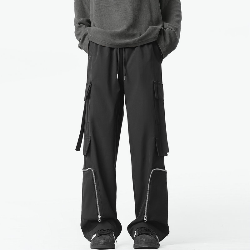 Fashion Men Cargo Pants Loose  - Streetwear Brand China ulasan dan harga