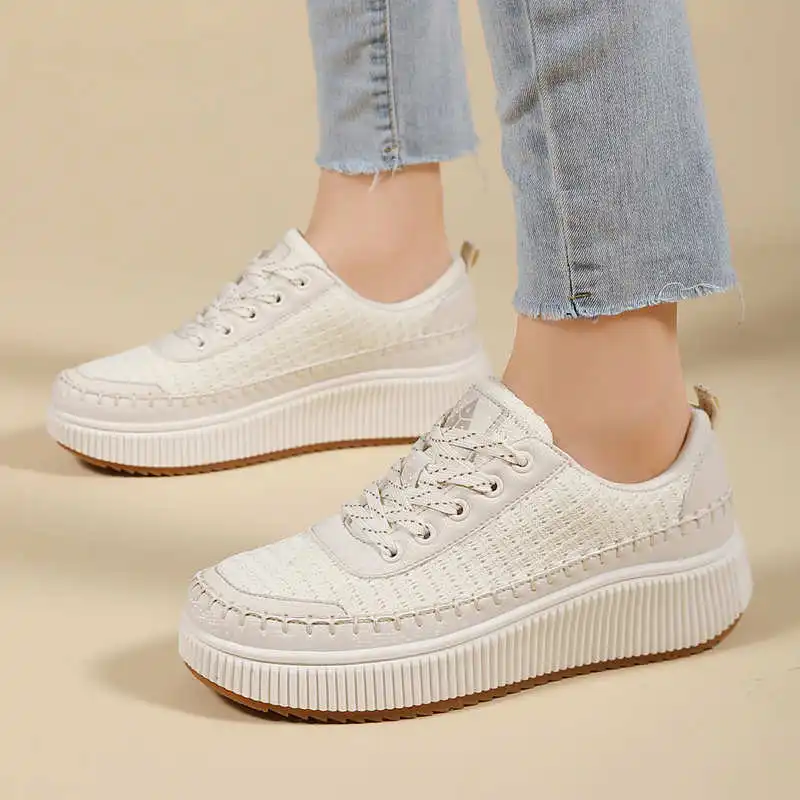 Brown Shoes Woman Flats Autumn - Streetwear Brand Uk ulasan dan harga