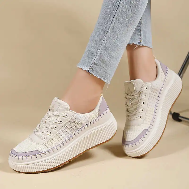 Brown Shoes Woman Flats Autumn - Streetwear Brand Uk ulasan dan harga