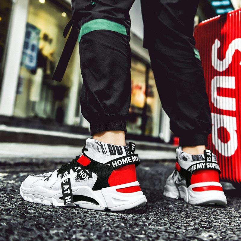 Large Size High Top Chunky Man - Japanese Brand Streetwear Vintage ulasan dan harga