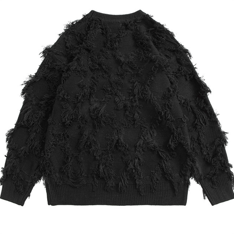 Mens Downy Knit Sweater Street - Japanese Brand Streetwear Vintage ulasan dan harga