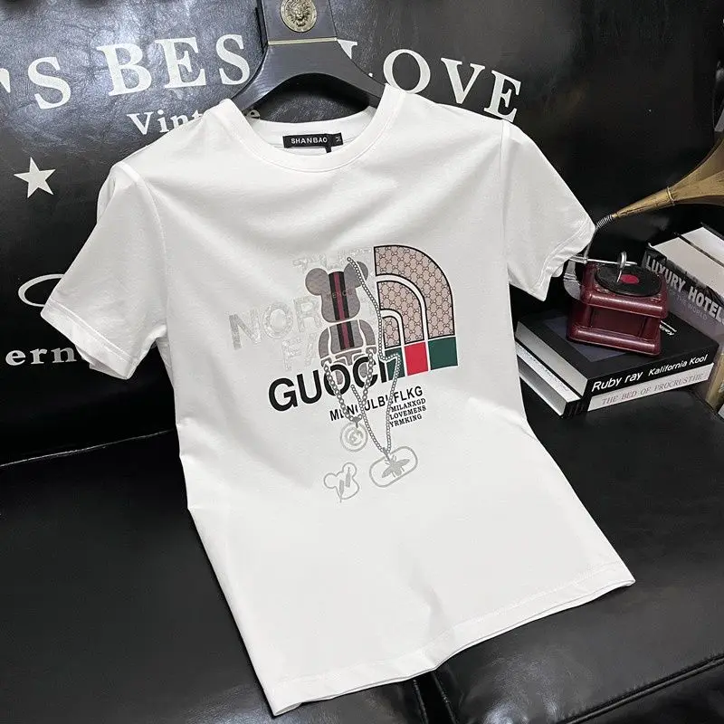 Summer 100% pure cotton men's  - Streetwear Clothing Brands ulasan dan harga