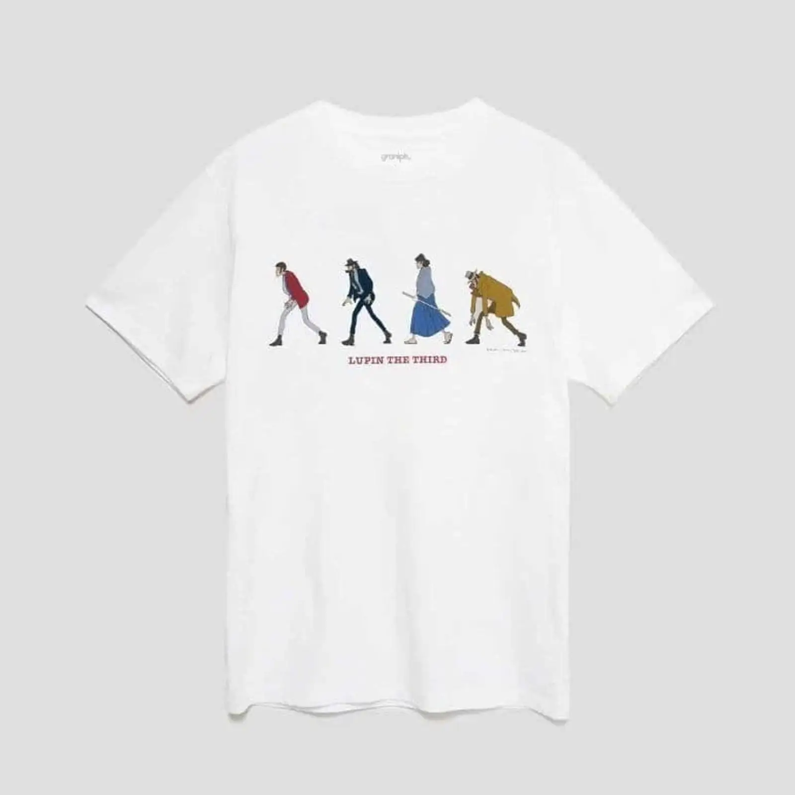 Graniph Lupin III T Shirt Größ - Streetwear Clothing Brands ulasan dan harga