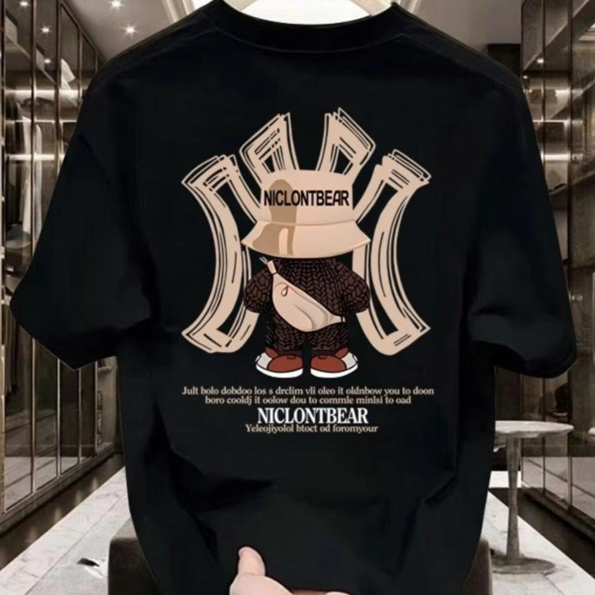 100% pure cotton men's luxurio - Streetwear Clothing Brands ulasan dan harga