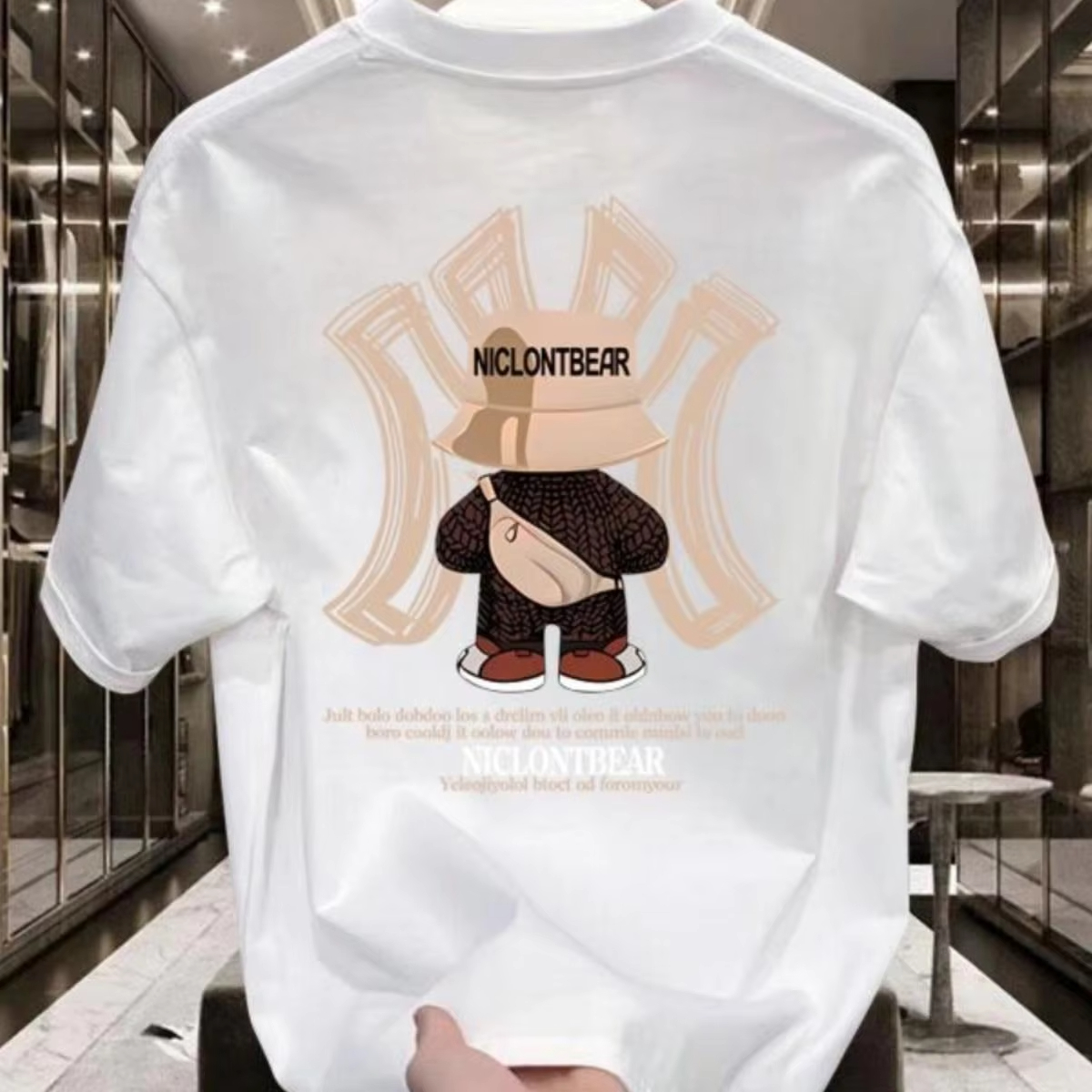 100% pure cotton men's luxurio - Streetwear Clothing Brands ulasan dan harga